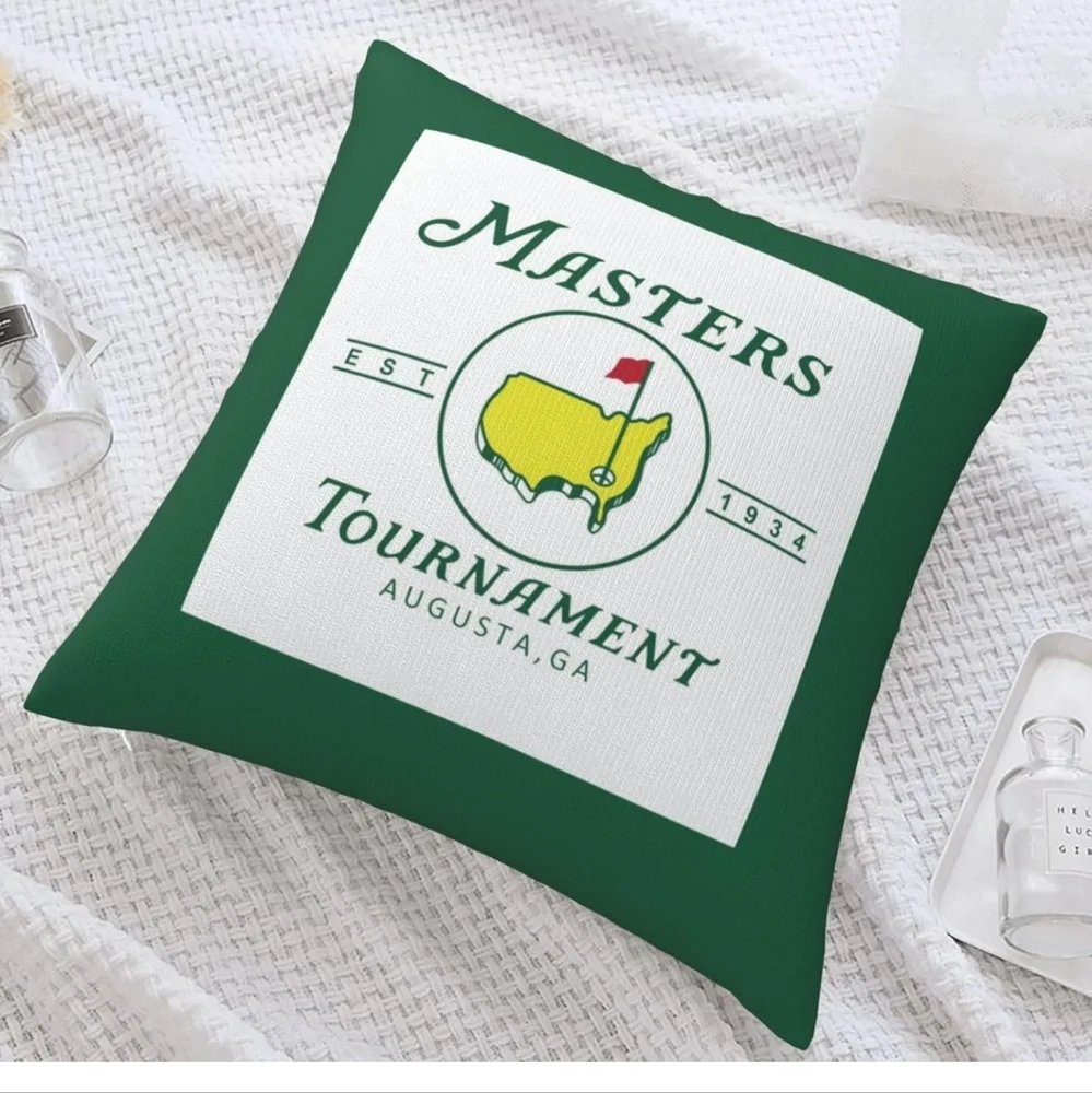 Golf Tournament Pillow Cases Square Decor Car Bed Bedroom Sofa Soft 18"X 18"Inch - Picture 2 of 5